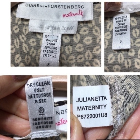 Diane von Furstenberg Julianetta Maternity Silk Dress S - Picture 5 of 7